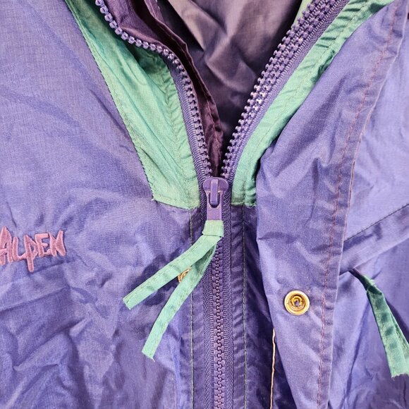 Vintage 90s Alpen Mountain Wear Jacket / Shell Layer Size XL - Picture 7 of 14